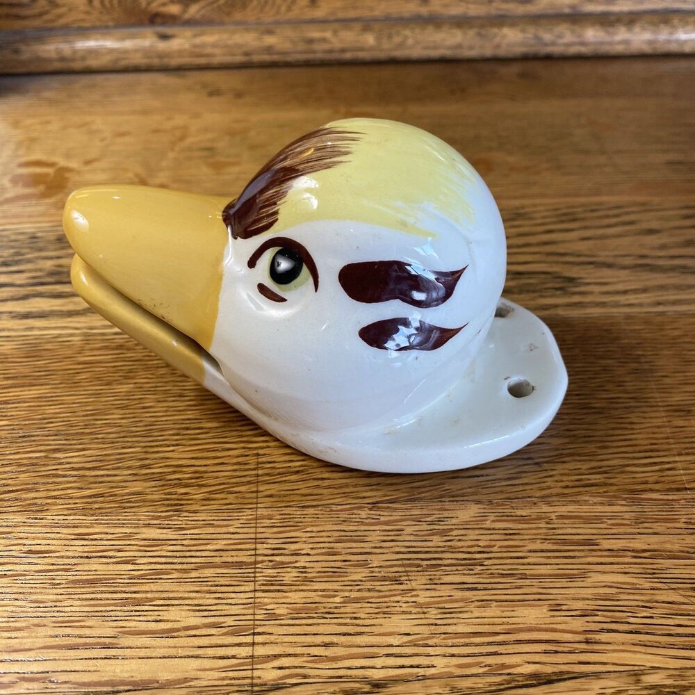 Vintage Ceramic Duck Towel Nibbler